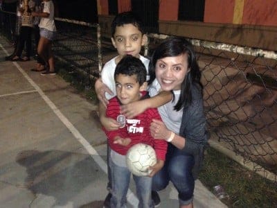melody with her children
