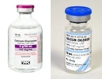 Calcium Gluconate Calcium Chloride