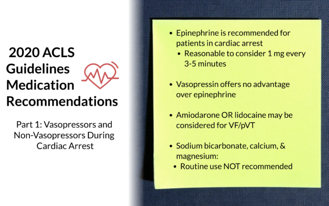 Acls Guidelines On Vasopressors And Non Vasopressors During Cardiac Arrest Acls Guidelines On Vasopressors And Non Vasopressors During Cardiac Arrest