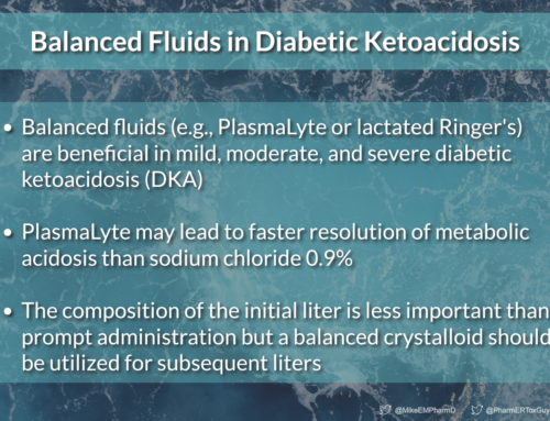 Balanced Fluids in Diabetic Ketoacidosis