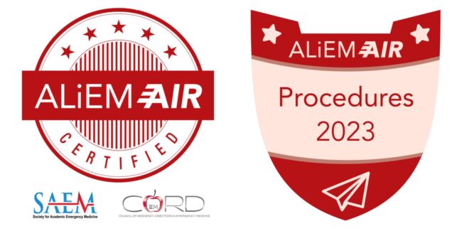 ALiEM AIR Series: Procedures 2023