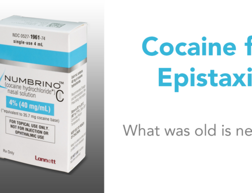 Cocaine for Epistaxis: What was old is new again