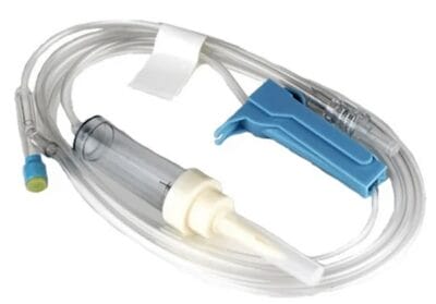 IV extension injection port