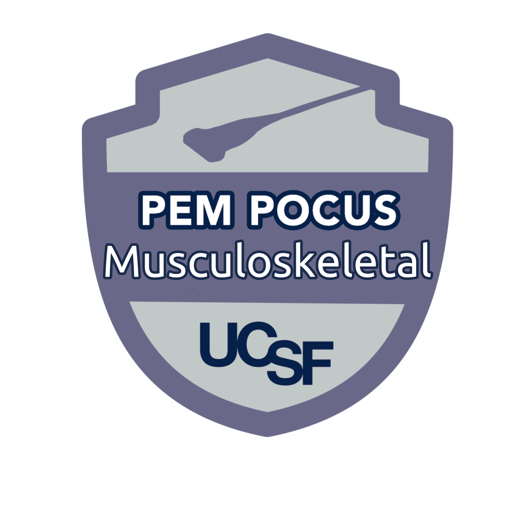 PEM POCUS pediatric musculoskeletal badge