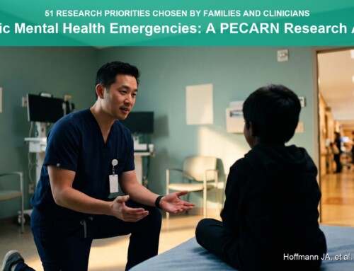 What We Still Do Not Know About Pediatric Mental Health Emergencies: PECARN Research Agenda