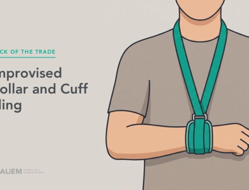 Trick of the Trade: Improvised Collar and Cuff Sling Using Soft Limb Holders