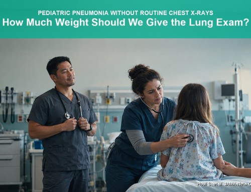Pediatric Pneumonia Without Routine Chest X-Rays: How Much Weight Should We Give the Lung Exam?