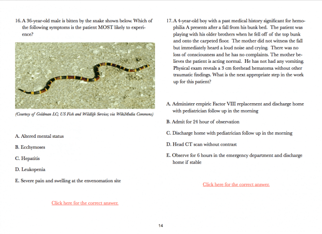 in-training exam prep book screenshot 1