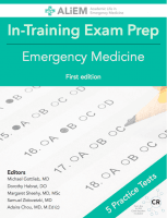 ALiEM in-training exam prep book for emergency medicine
