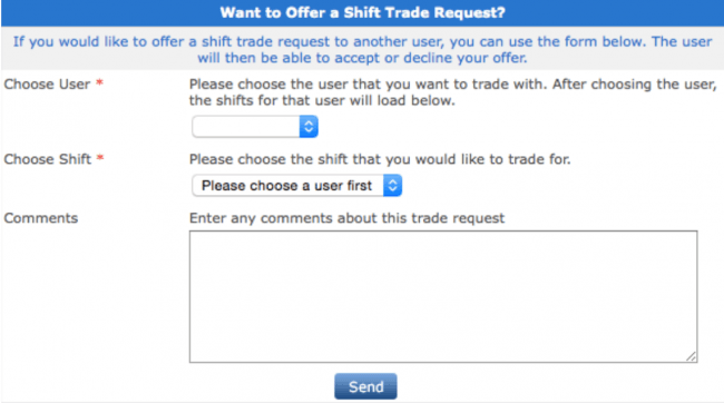 Shift Admin Shift Trade